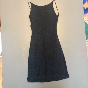 Sparkly black mini dress size medium